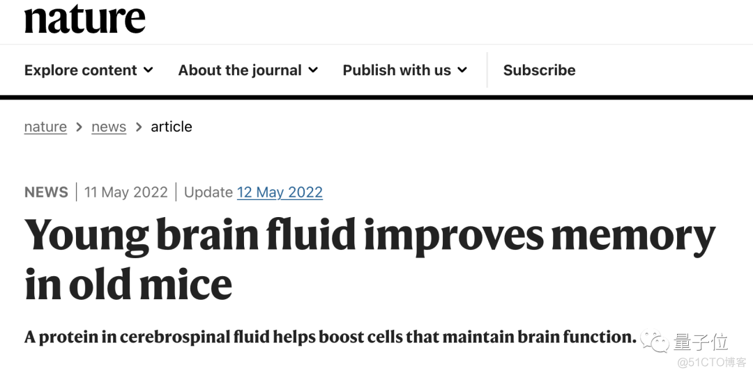 【返老还童】大脑衰老可逆转，只需注入年轻脑脊液 From Nature_游戏_02