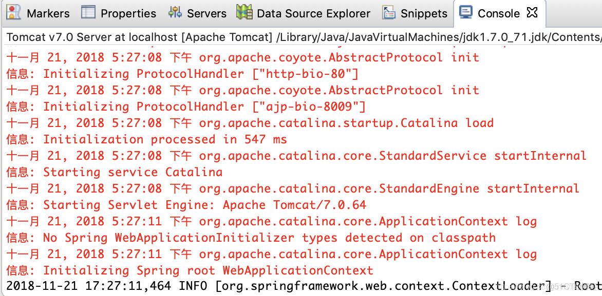 macOS配置eclipse+maven+tomcat，并运行maven项目_tomcat_07