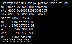 Linux中断程序命令_python