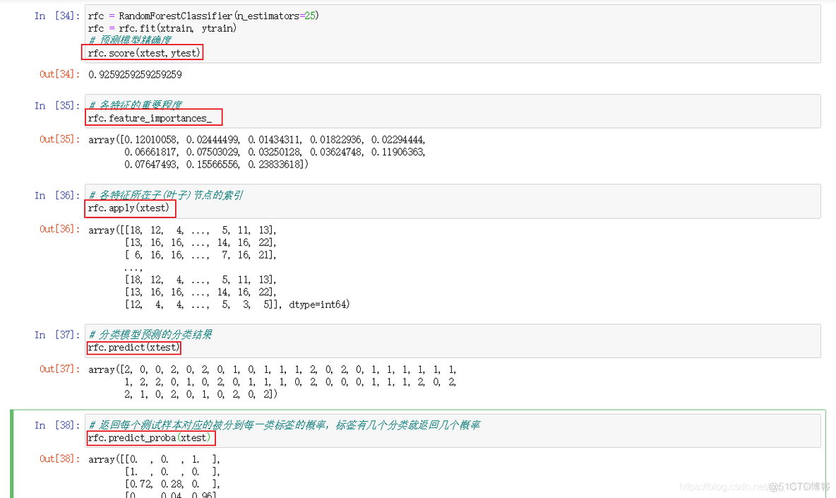 【skLearn分类、回归算法】随机森林分类器 RandomForestClassifier_机器学习_11