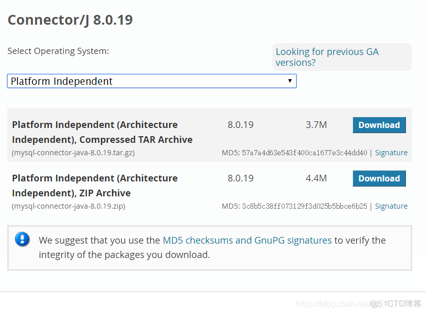 【Java】MySQL|Oracle JDBC 驱动下载_返回顶部_03