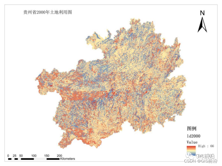 ArcGIS土地利用动态度与土地利用程度计算（附练习数据下载）_数据_02