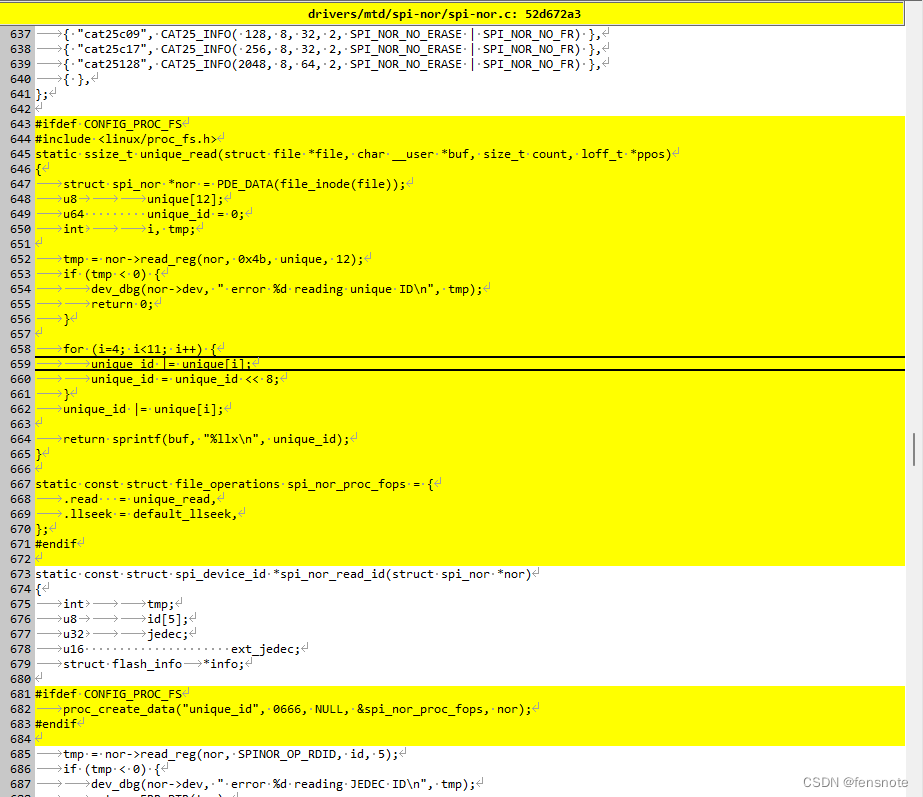 Linux内核读取spi-nor flash sn_mac