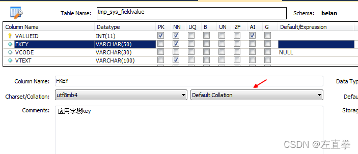 mysql字符集问题_字段_02