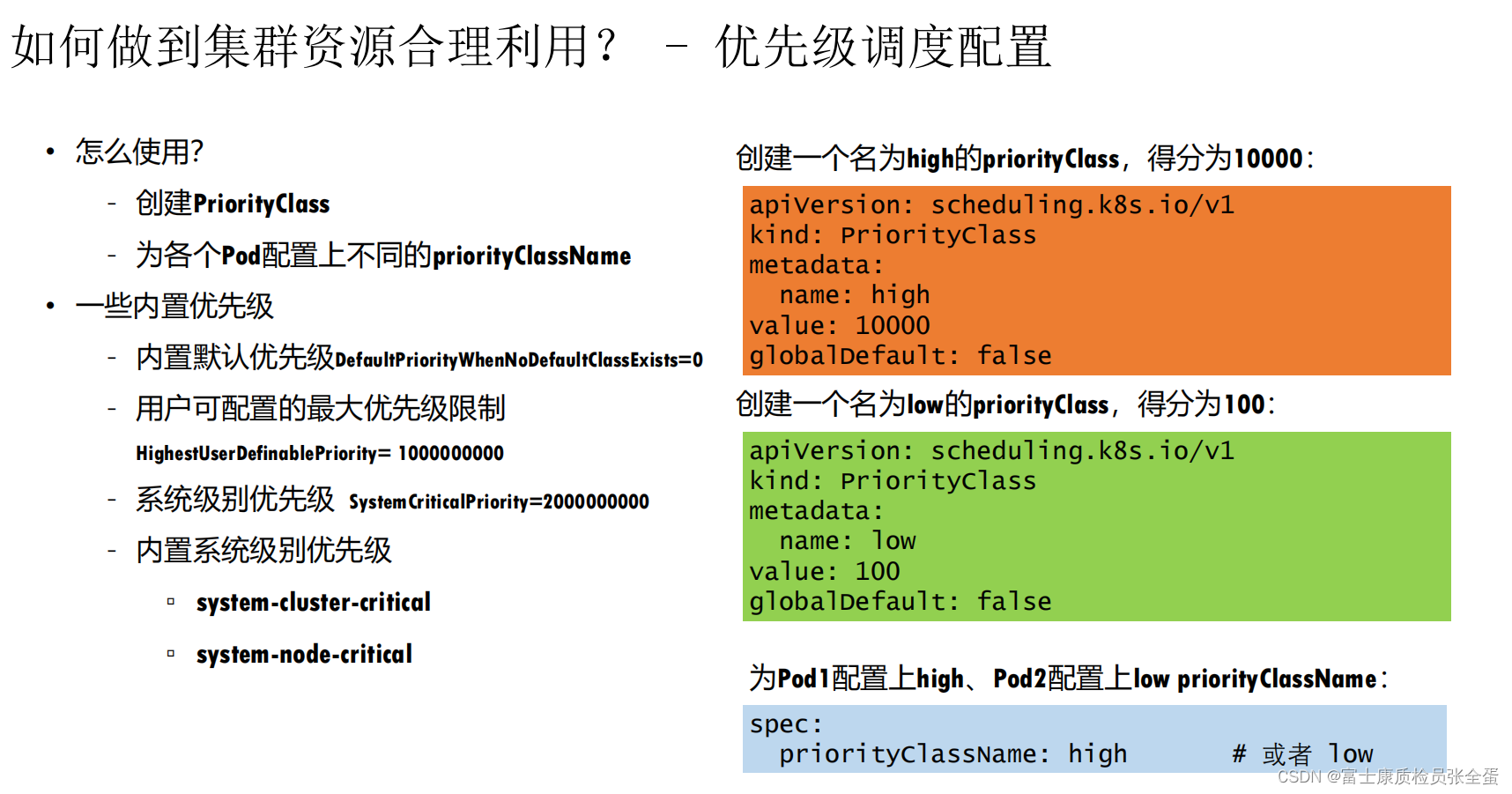 Kubernetes 高级调度能力 优先级调度/抢占调度_离线_02