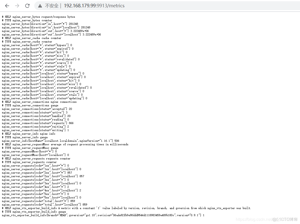 Prometheus nginx-vts-exporter 监控 Nginx_prometheus_02