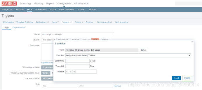 Zabbix 模板添加新的监控项item 监控磁盘使用率_键值_08