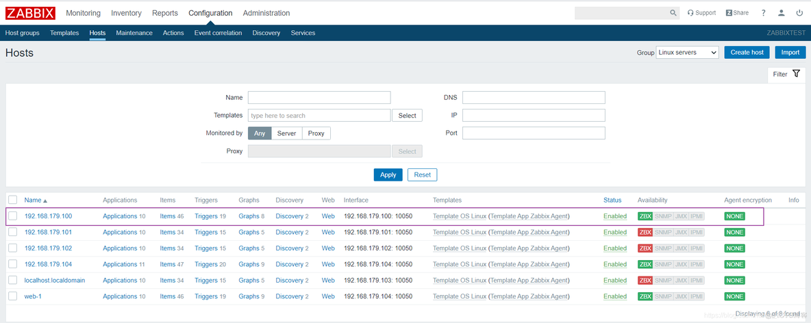 Zabbix 自动发现和自动注册实现批量添加主机_zabbix_08