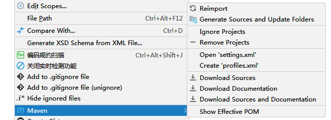 idea中maven右键没有show dependencies选项_ide