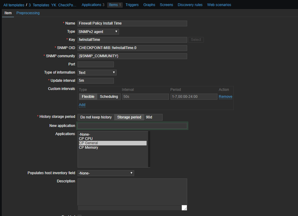 14 Zabbix4.4.1系统实现监控checkpoint设备_sed_09