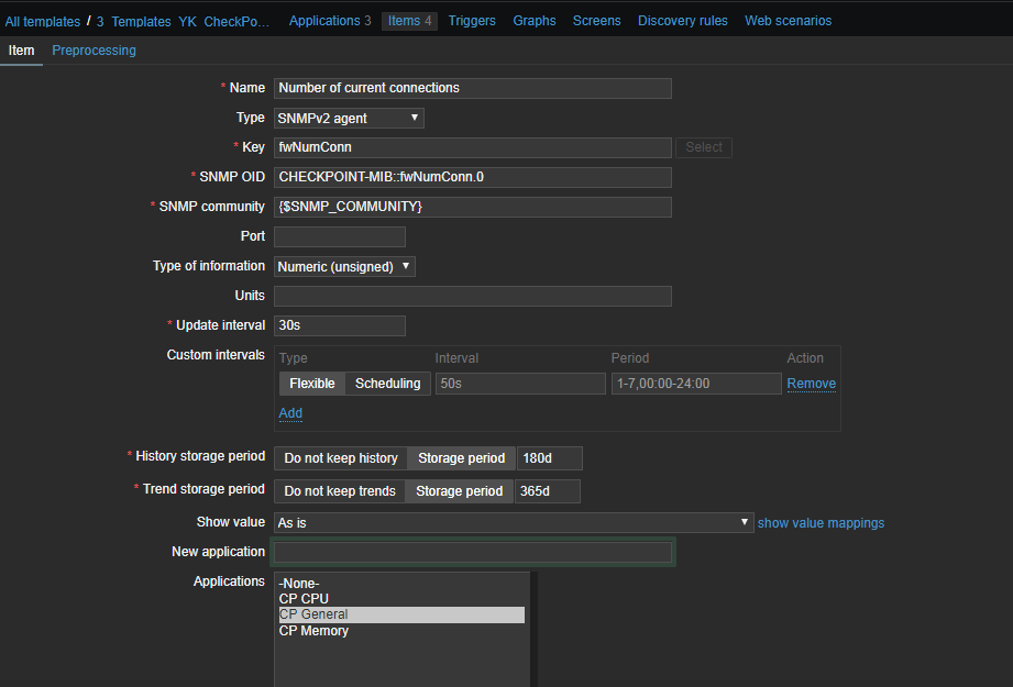 14 Zabbix4.4.1系统实现监控checkpoint设备_sed_10