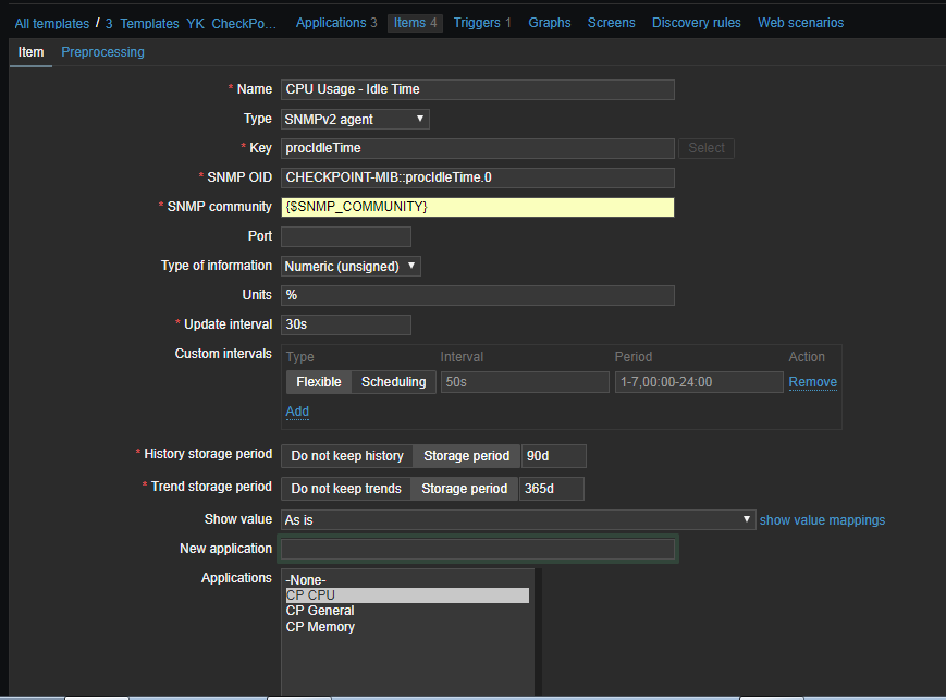 14 Zabbix4.4.1系统实现监控checkpoint设备_sed_12