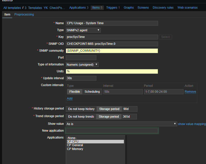 14 Zabbix4.4.1系统实现监控checkpoint设备_sed_13