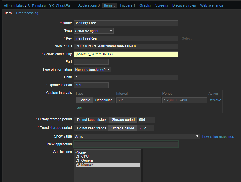 14 Zabbix4.4.1系统实现监控checkpoint设备_sed_16