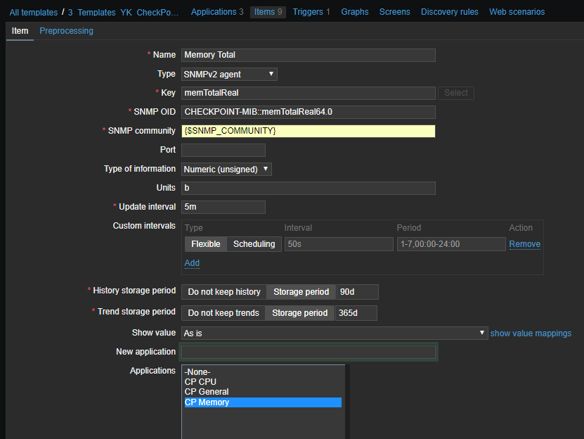 14 Zabbix4.4.1系统实现监控checkpoint设备_sed_17