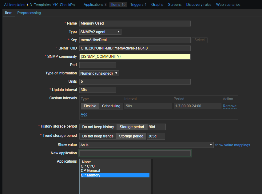 14 Zabbix4.4.1系统实现监控checkpoint设备_sed_18