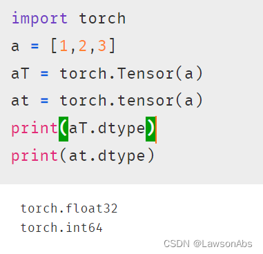 torch.Tensor和torch.tensor有什么区别？_值类型_02