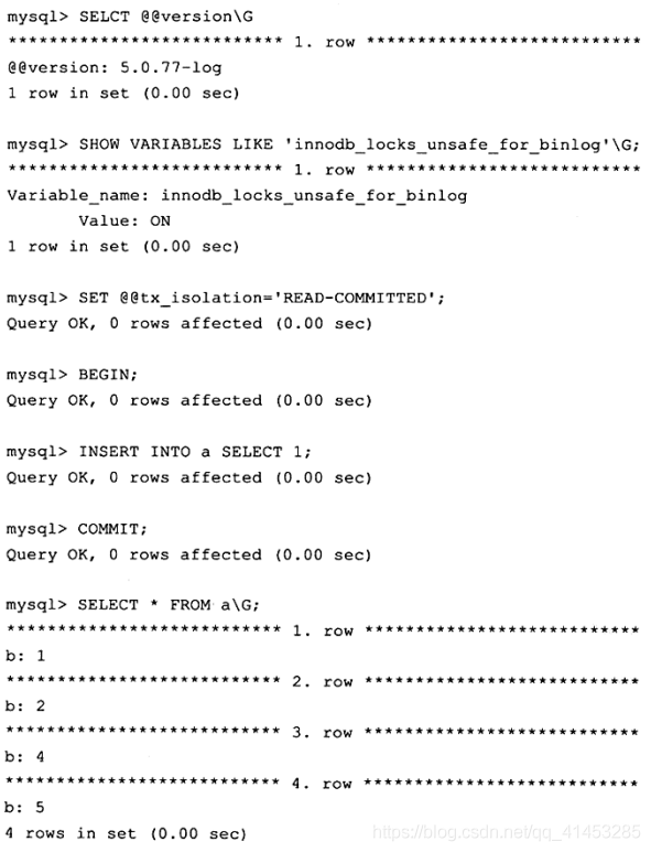 MySQL(InnoDB剖析):43---事务之（事务隔离级别：READ UNCOMMITTED、READ COMMITTED、REPEATABLE READ、SERIALIZABLE）_READUNCOMMITTED_04