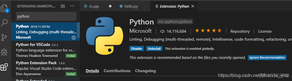 windows10下 安装python pip gcc vscode pytorch_官网