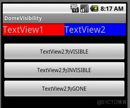 visible invisible gone  区别_xml文件