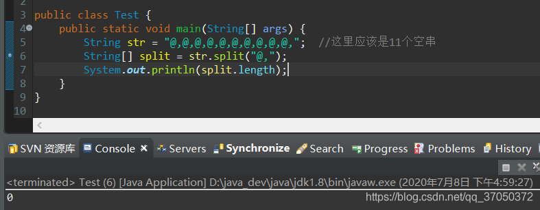 java中split出现某个值之后的空串丢失问题_分隔符