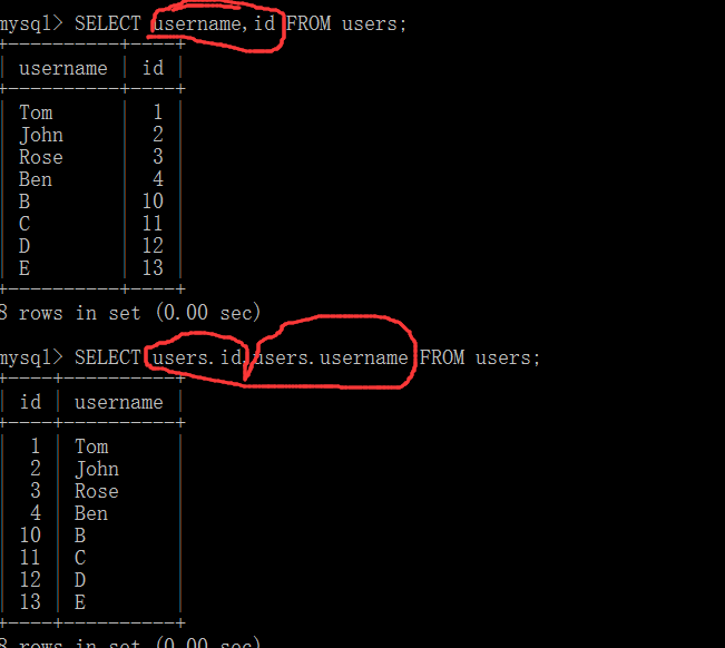 MySQL--操作数据表3：记录查询（SELECT）【LIMIT】_表名