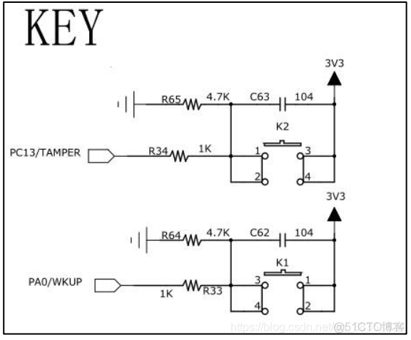 再造STM32---第十部分：GPIO输入—按键检测_硬件设计_02