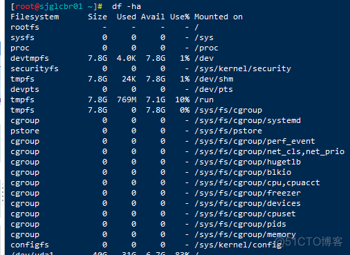 linux查看磁盘空间大小df du fdisk stat命令_文件系统_02