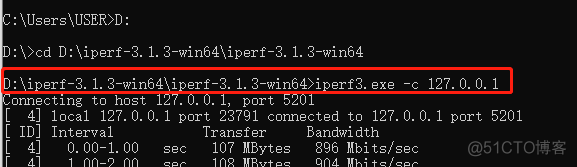 Iperf使用方法（Windows版）_数据_04