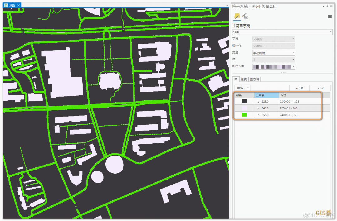 5分钟，ArcGIS 简单几步从天地图中提取出建筑物轮廓的矢量数据_栅格数据_07