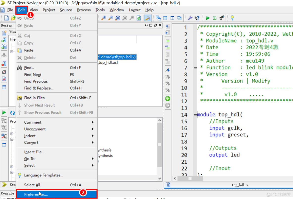Xilinx ISE系列教程（3）：关联第三方编辑器Notepad++/VS Code/UltraEdit/Sublime Text/Emacs/Vim_Xilinx