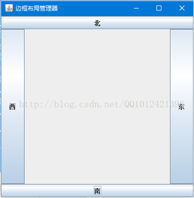 BorderLayout（边框布局管理器）_边框布局管理器
