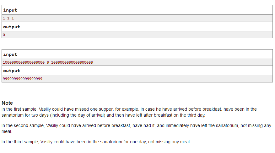 Codeforces Round #377 (Div. 2) Sanatorium_#include_02