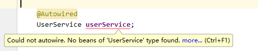 Could not autowire. No beans of 