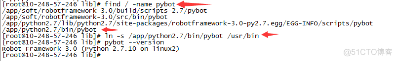 bash：pybot未找到命令_RF