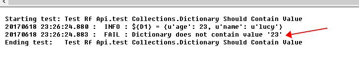 【RF库Collections测试】Dictionary Should Contain Value_错误信息_04