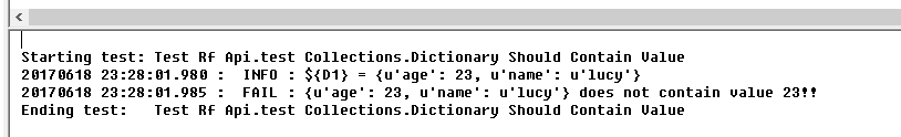 【RF库Collections测试】Dictionary Should Contain Value_错误信息_06