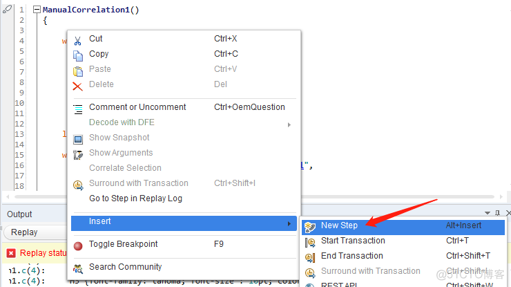 loadrunner12.55：订票系统脚本录制---手动关联_loadrunner_08