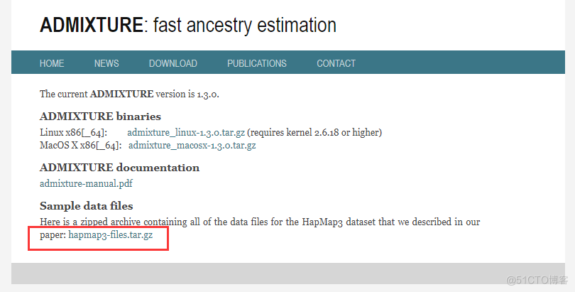 Admixture的监督分群（Supervised analysis）_sed