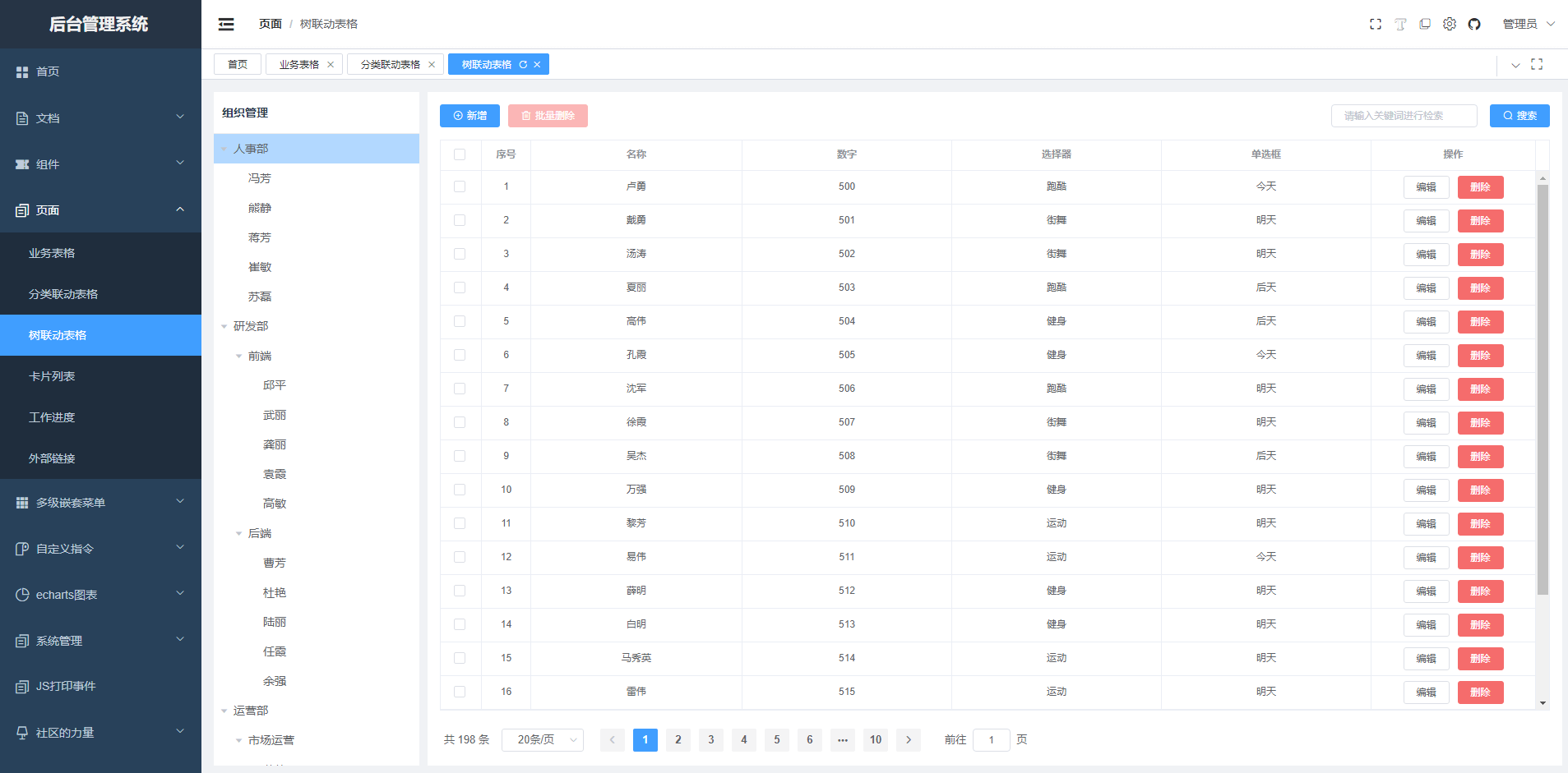 开箱即用，这些 Vue3 后台管理系统模板绝对让你爽歪歪！_typescript_73