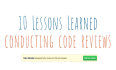 代码审查的 10 个经验教训