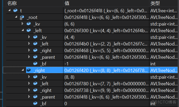 【C++】AVL树（平衡搜索二叉树）_开发语言_10