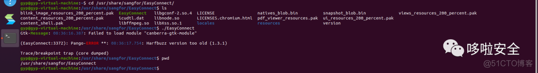 Ubuntu20.04安装EasyConnect后兼容性问题无法启动的解决方法_android_04
