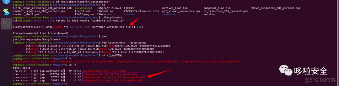 Ubuntu20.04安装EasyConnect后兼容性问题无法启动的解决方法_android_15