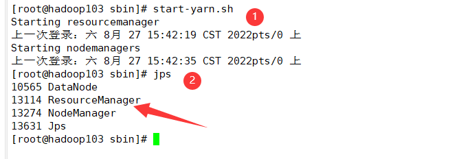 yarn启动后用jps查看没有resourcemanager_hadoop_04