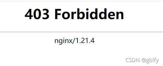 docker 配置nginx镜像出现 403 Forbidden的问题_html