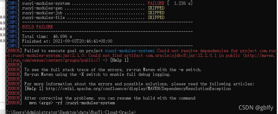 RuoYi-Cloud 部署篇_01（linux环境 Oracle +nginx版本）_mysql_10