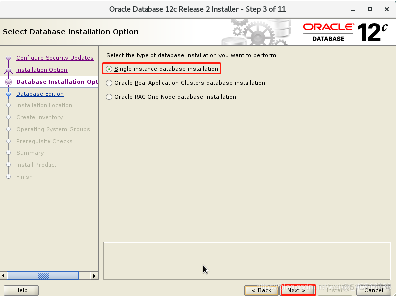 Linux7/Redhat7/Centos7 安装Oracle 12C_安装Oracle软件_04_安装_11