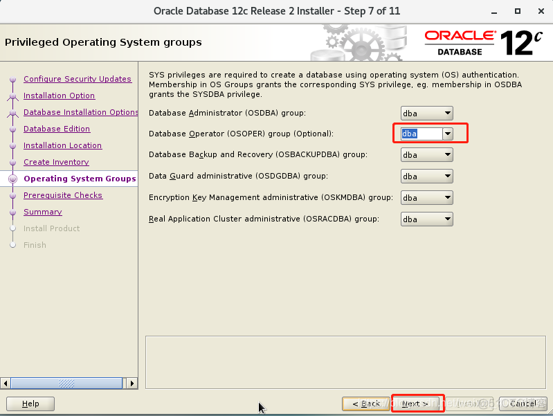 Linux7/Redhat7/Centos7 安装Oracle 12C_安装Oracle软件_04_安装_15