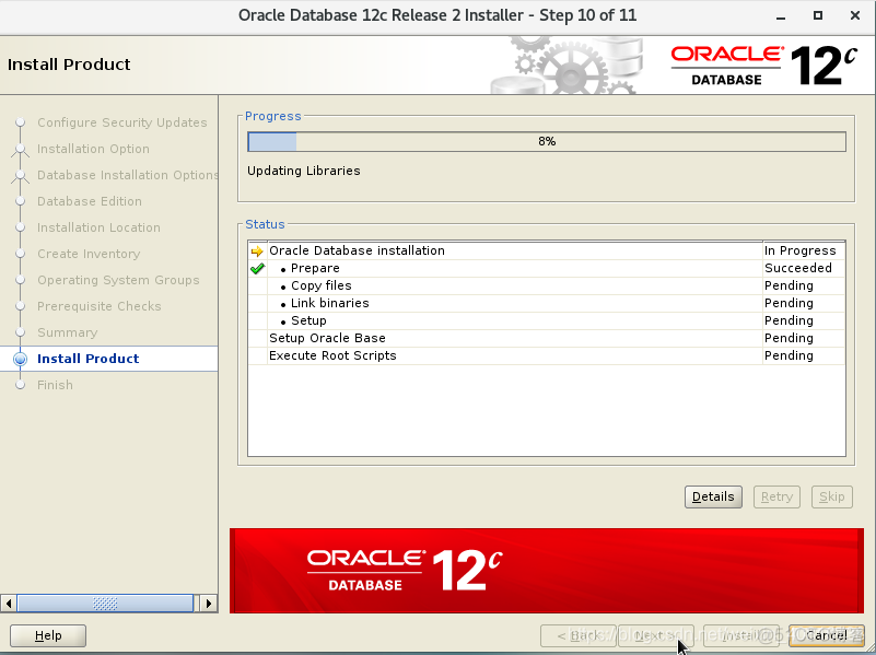 Linux7/Redhat7/Centos7 安装Oracle 12C_安装Oracle软件_04_数据库_20